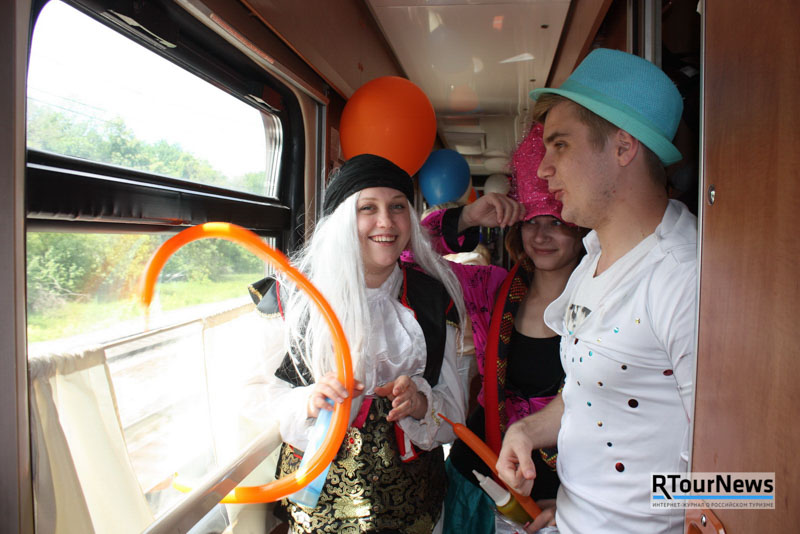 Участники инфотура «Библио Глобус» на ретро-поезде добрались до Анапы